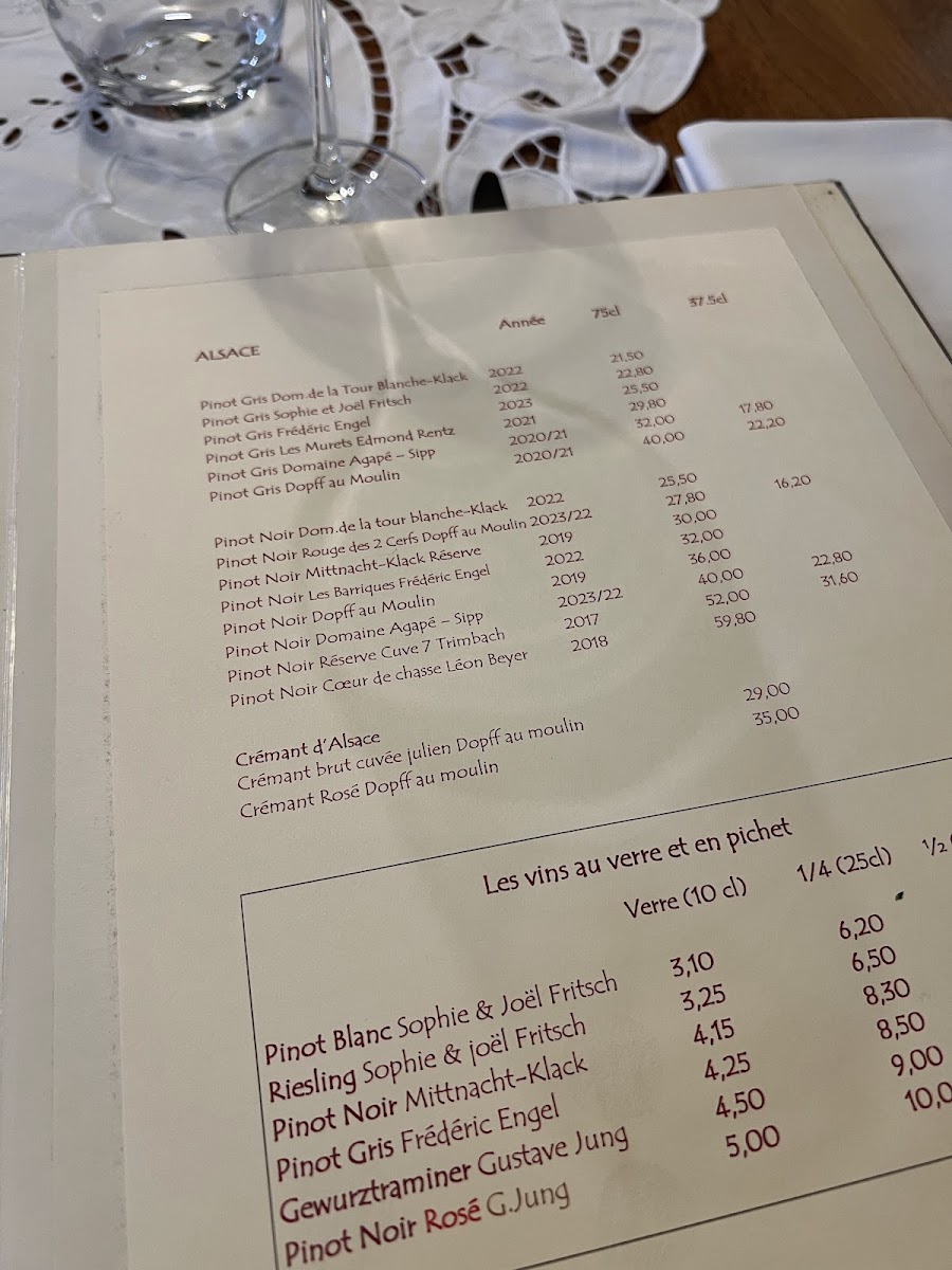 Menu La Grappe D'or - Riquewihr-5