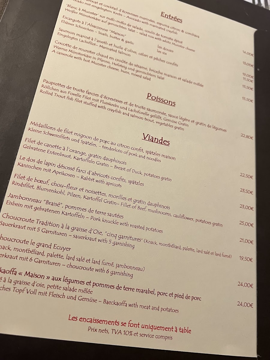 Menu La Grappe D'or - Riquewihr-6