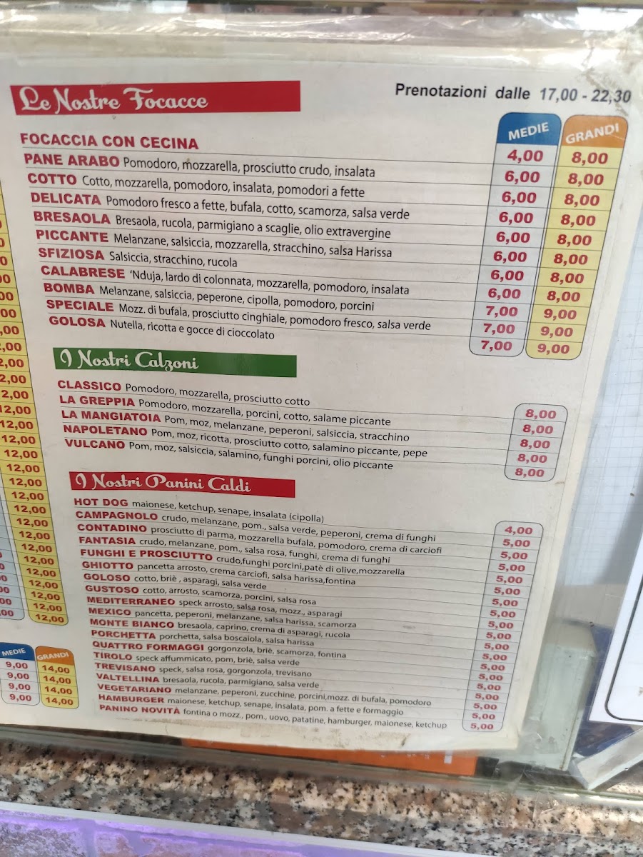 Menu La Greppia Mangiatoia Pizzeria Da Asporto Pisa-2