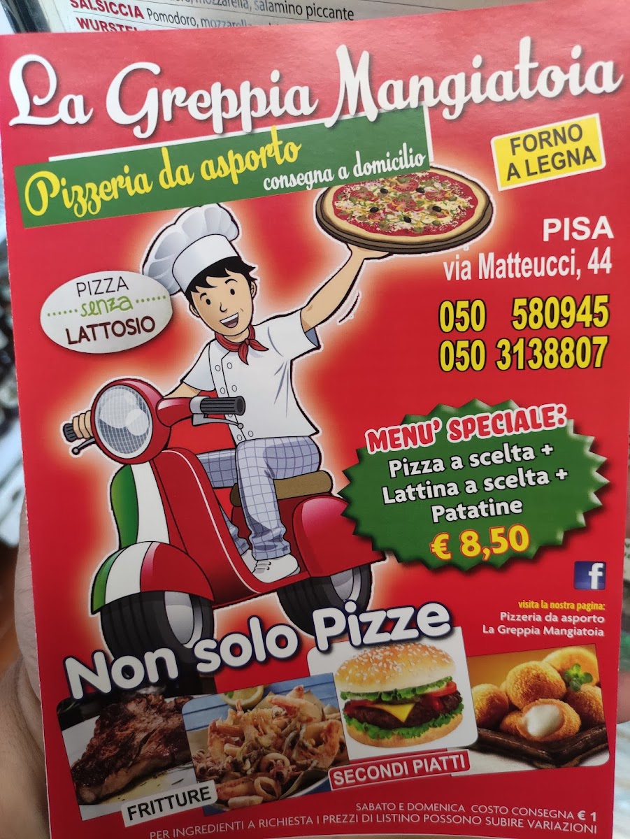 Menu La Greppia Mangiatoia Pizzeria Da Asporto Pisa-4