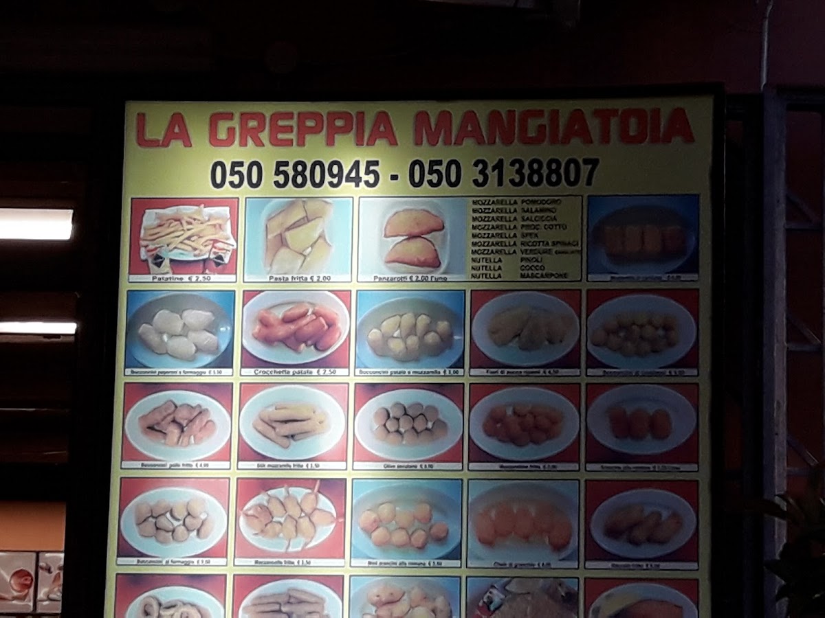 Menu La Greppia Mangiatoia Pizzeria Da Asporto Pisa-6