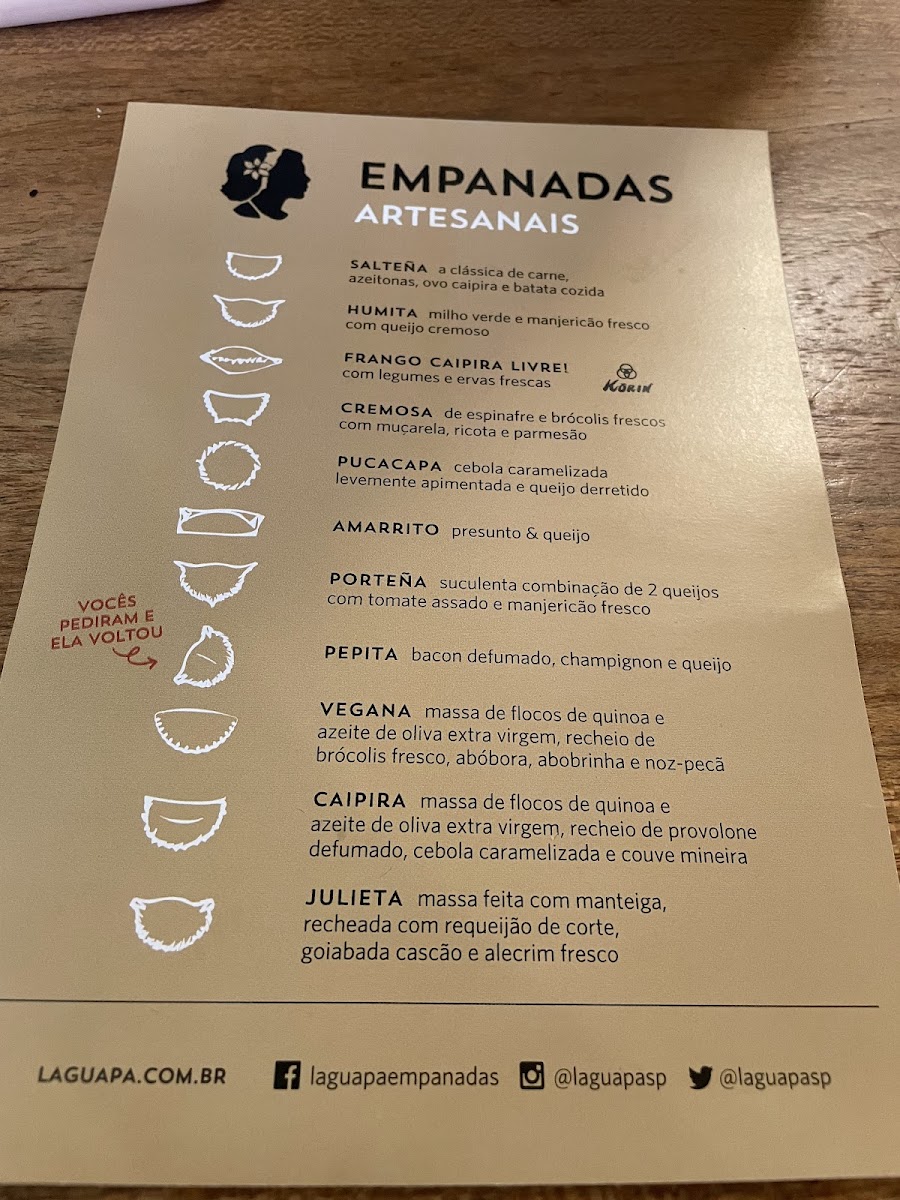 Menu La Guapa Empanadas-10