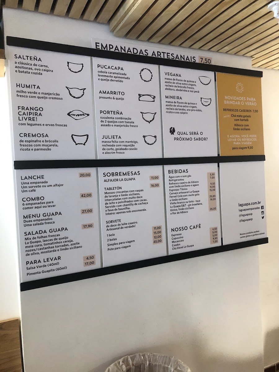 Menu La Guapa Empanadas-5