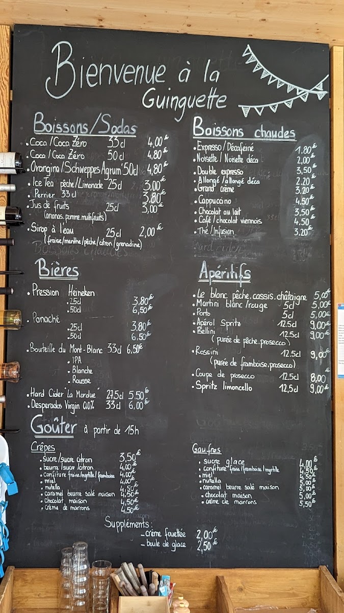 Menu La Guinguette Des Chavants-1