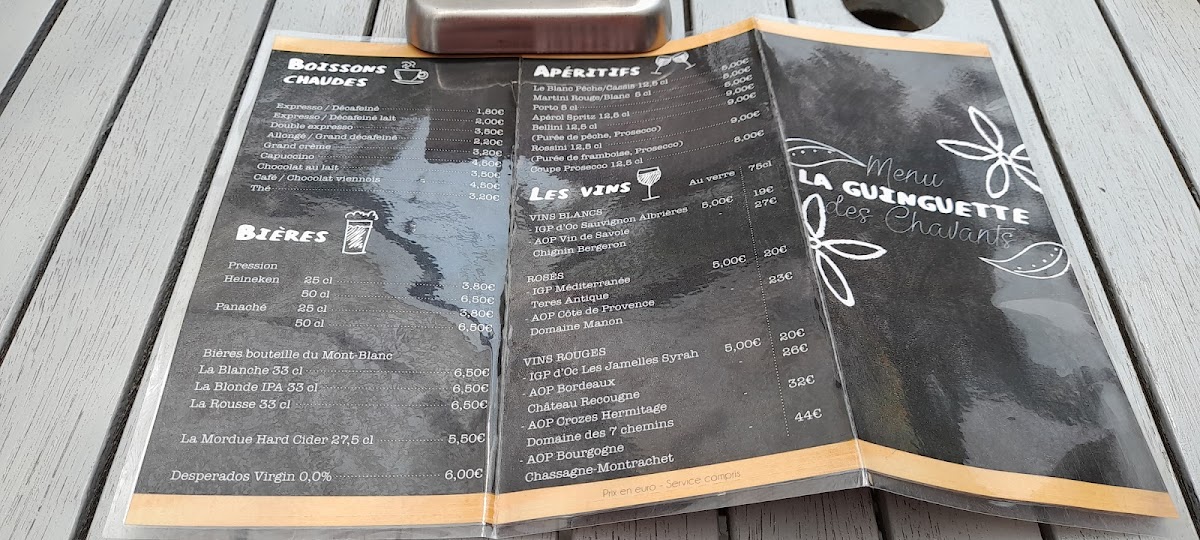 Menu La Guinguette Des Chavants-4