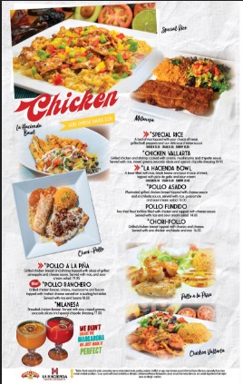 Menu La Hacienda Of Goose Creek-10