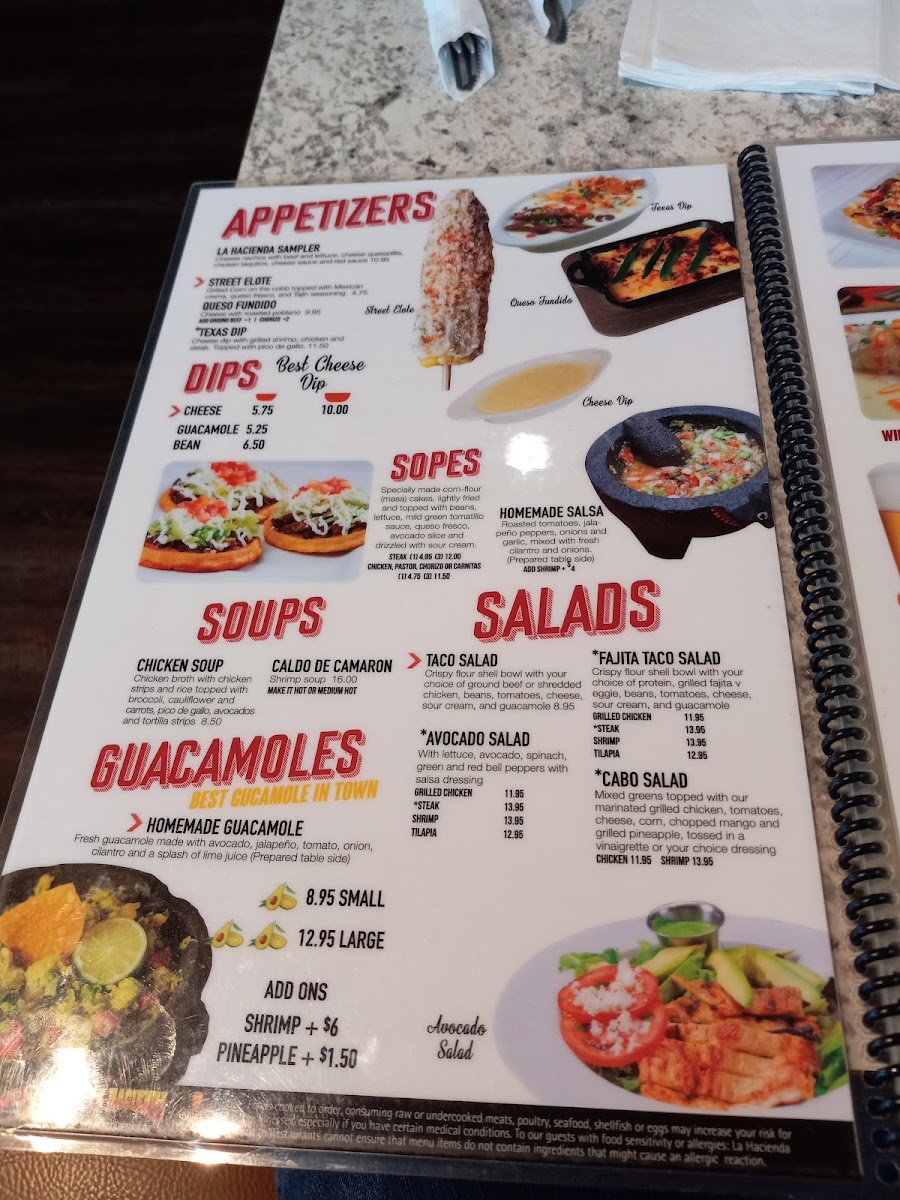 Menu La Hacienda Tacos And Tequila-2