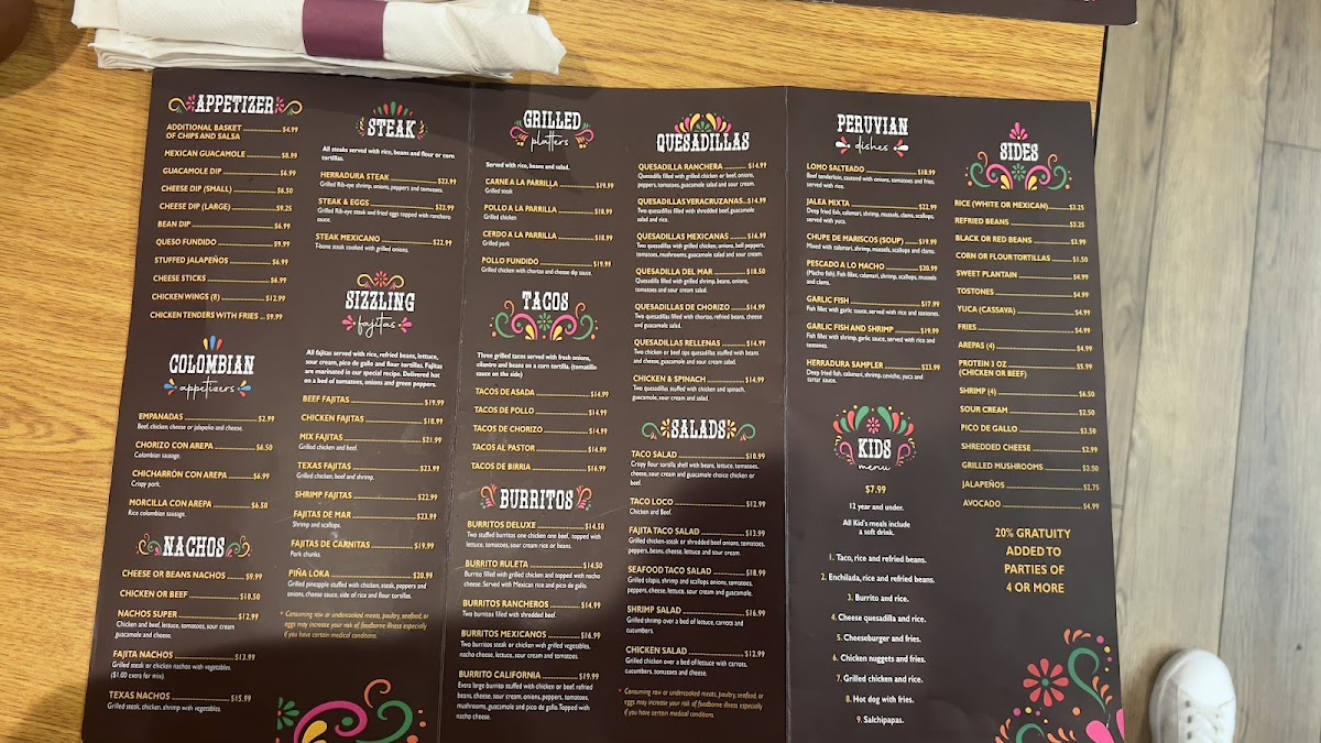 Menu La Herradura Latin Food-4
