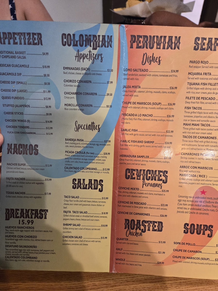 Menu La Herradura Latin Food-7