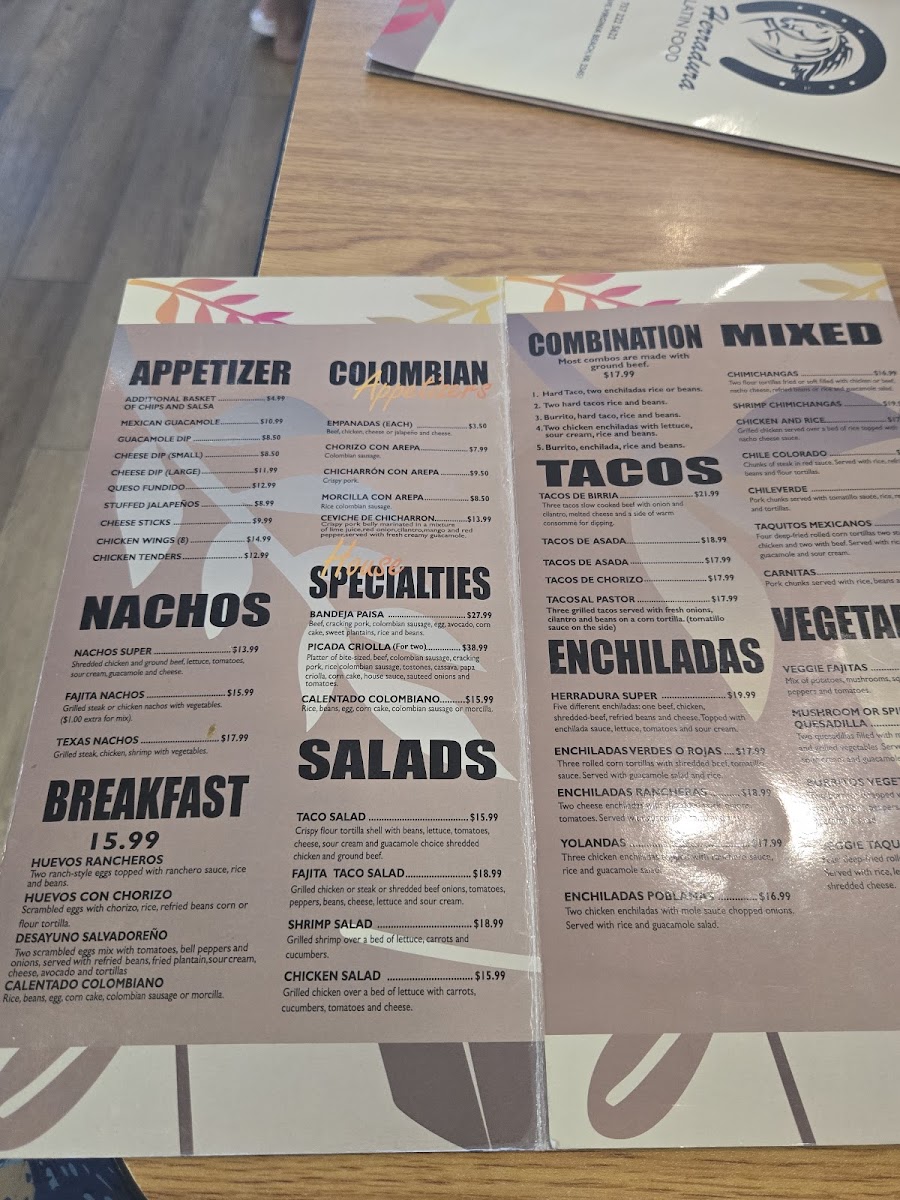 Menu La Herradura Latin Food-8