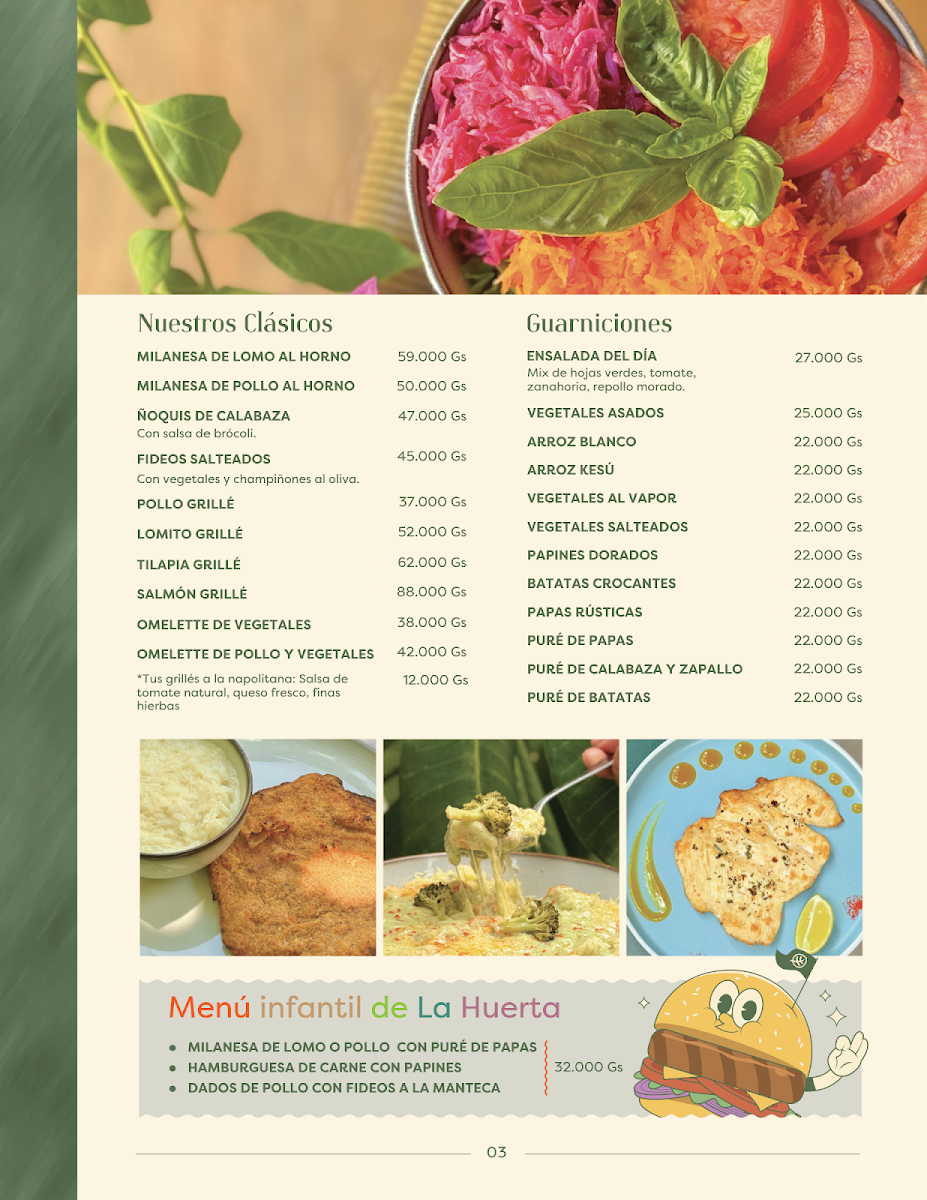 Menu La Huerta - Plaza Madero-6
