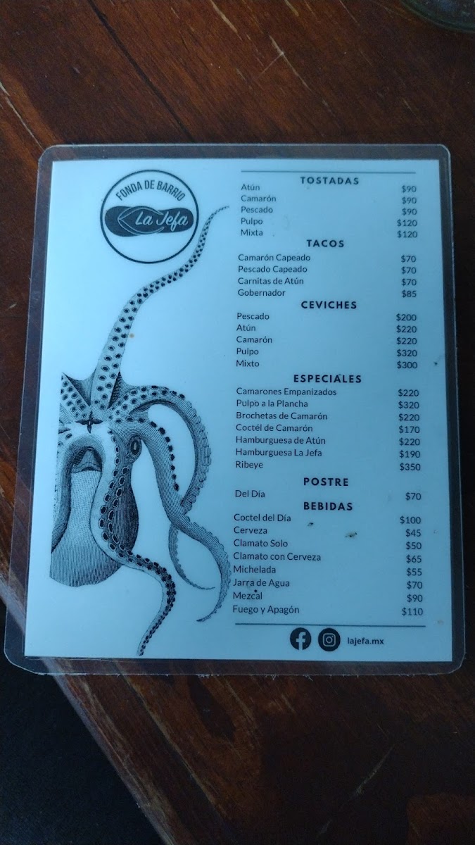 Menu La Jefa-2