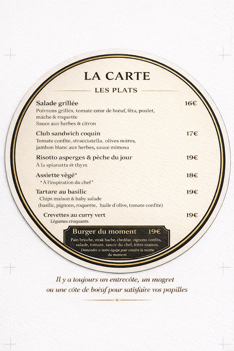 Menu La Kantine De Madame - Restaurant D'ambiance À La-Teste-De-Buch-1