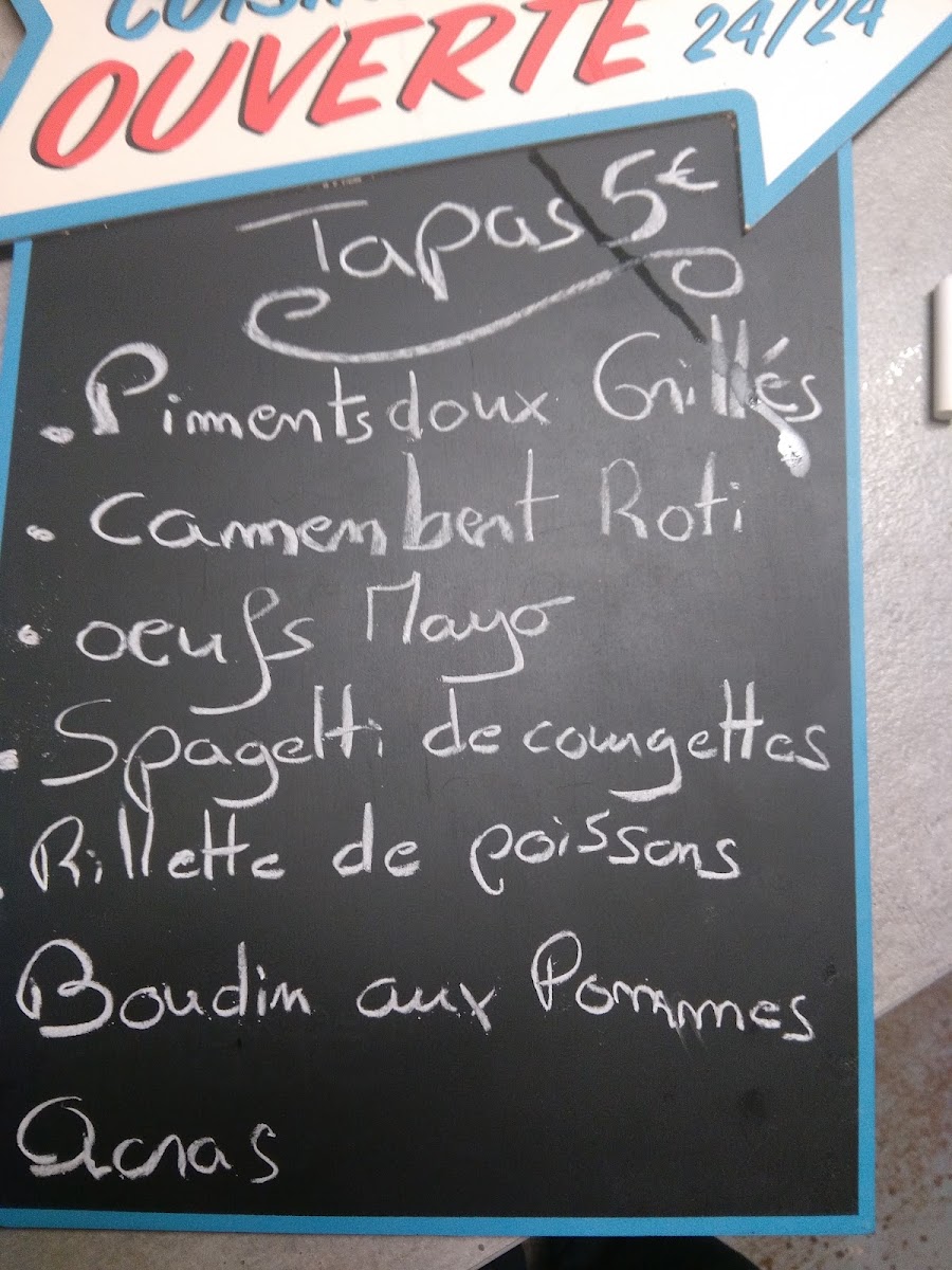 Menu La Kantine De Madame - Restaurant D'ambiance À La-Teste-De-Buch-4