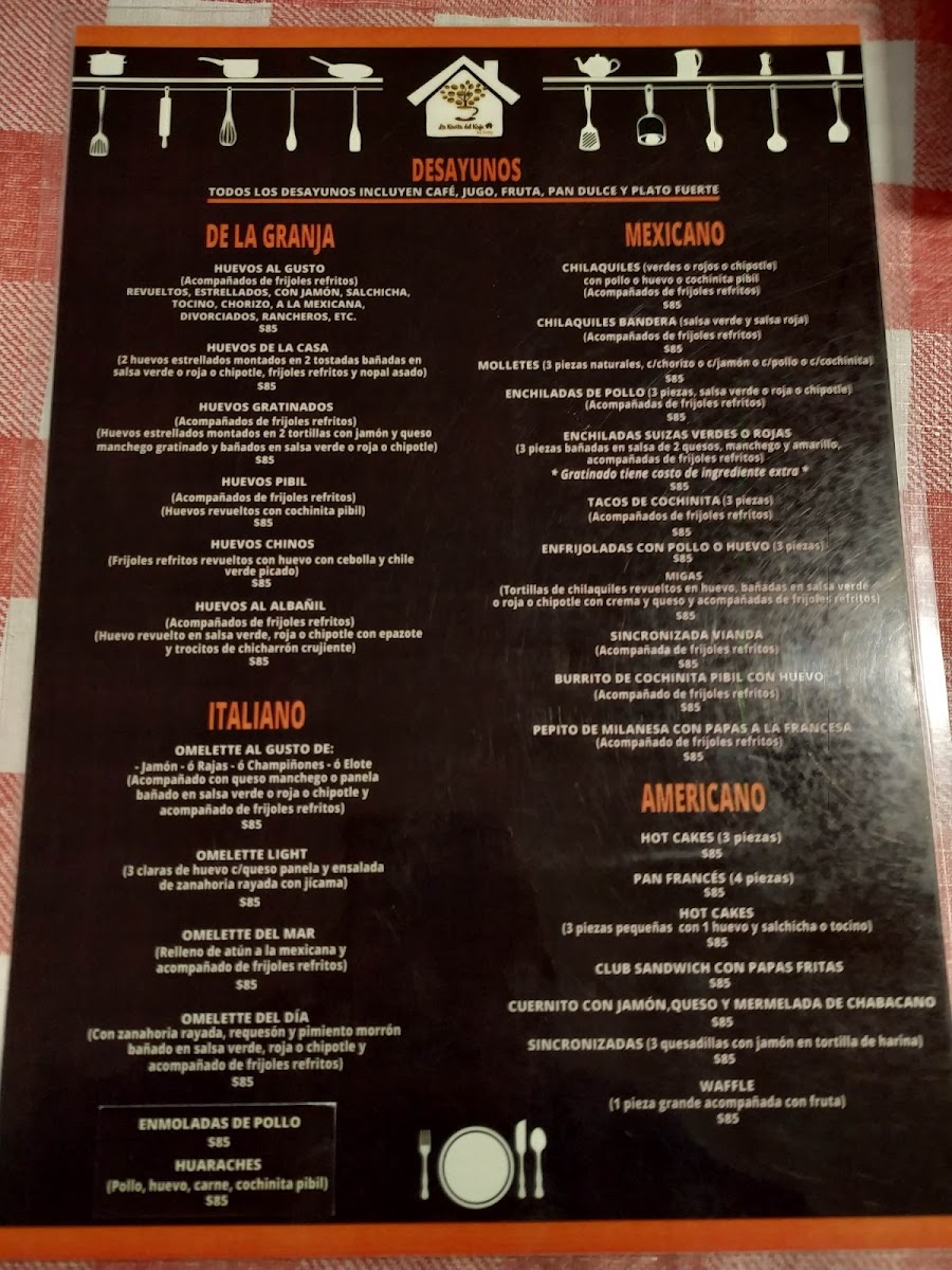 Menu La Kasita Del Kafe-2