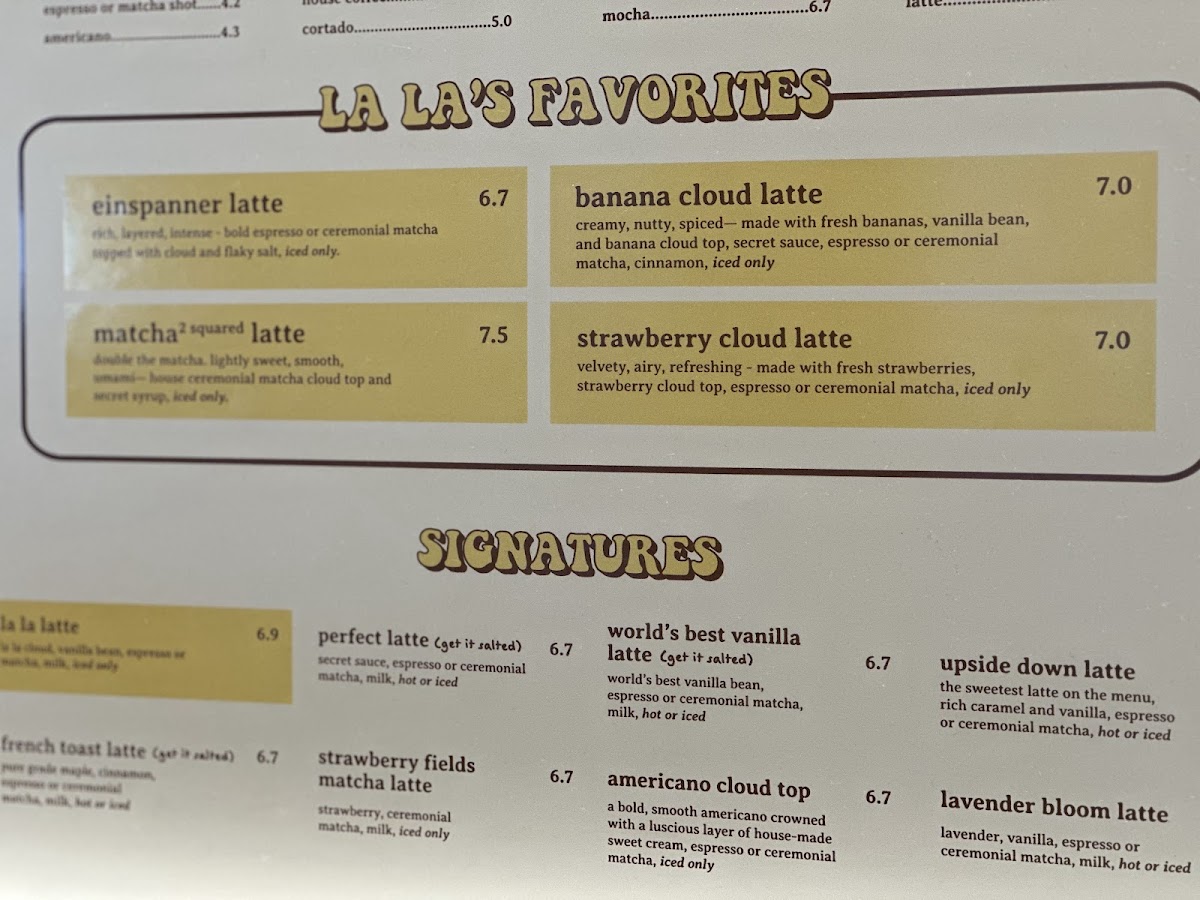 Menu La La Land-8