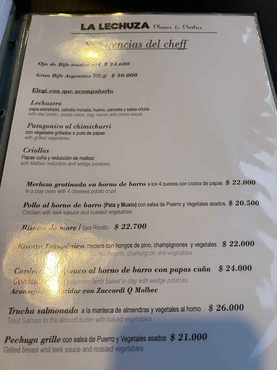 Menu La Lechuza Pizza Y Pastas-5