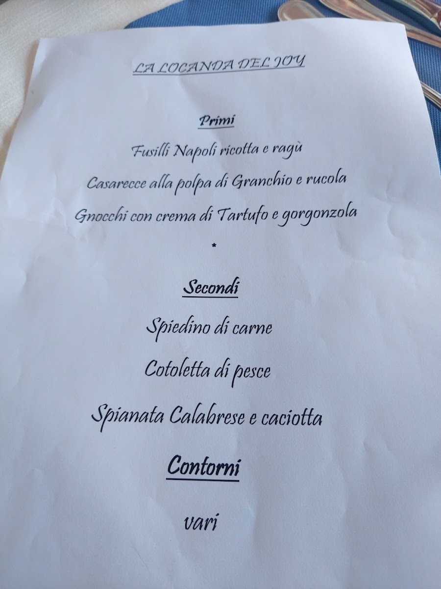 Menu La Locanda Del Joy-1