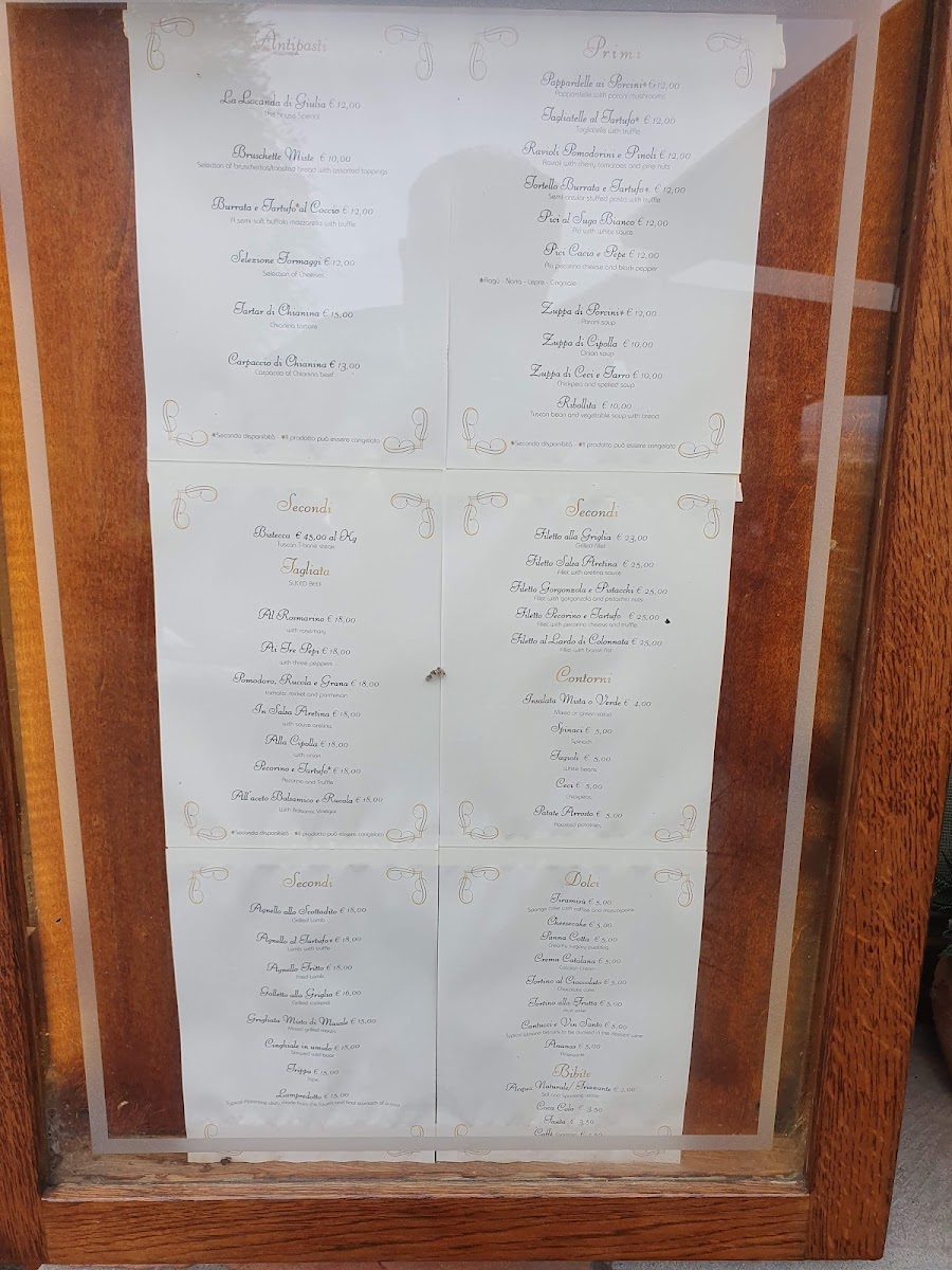 Menu La Locanda Di Giulia-7