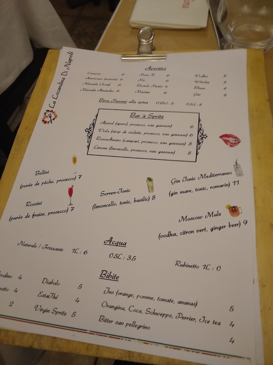 Menu La Locandina Di Napoli-7