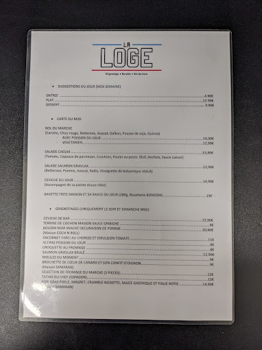Menu La Loge-10