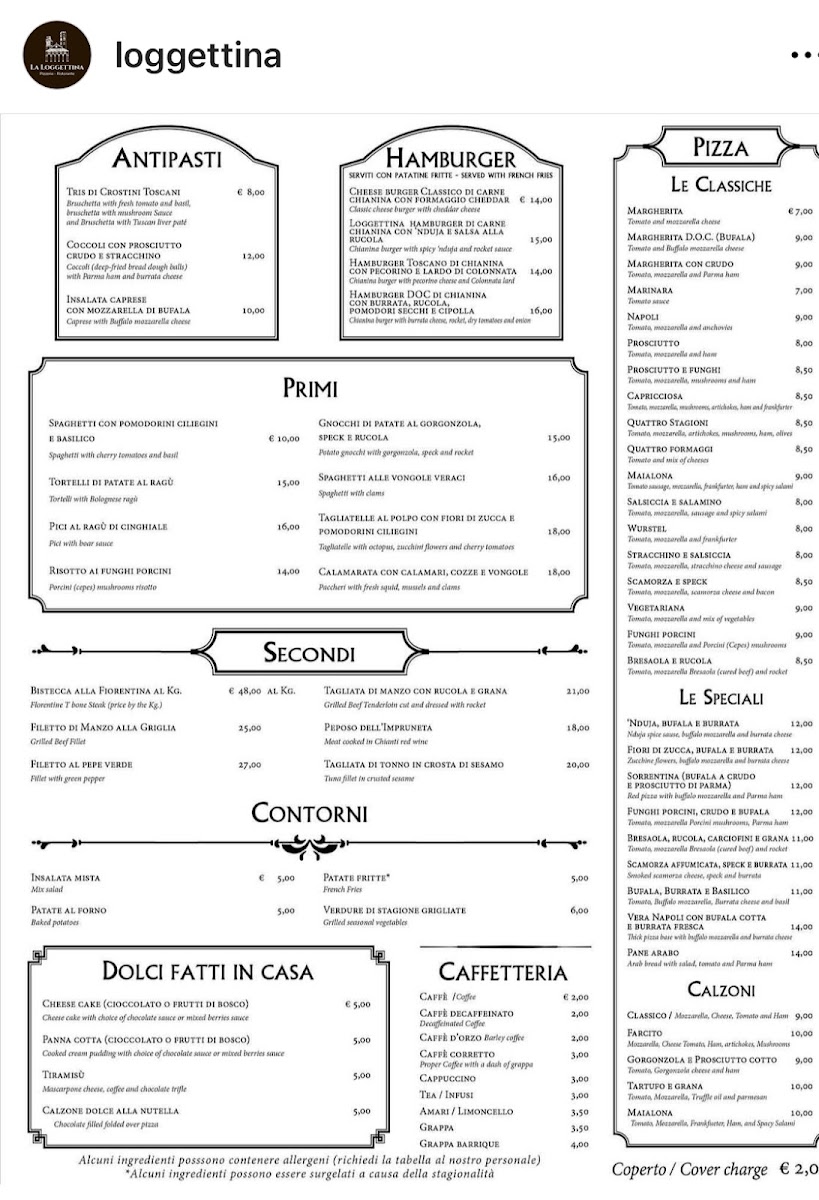 Menu La Loggettina-1