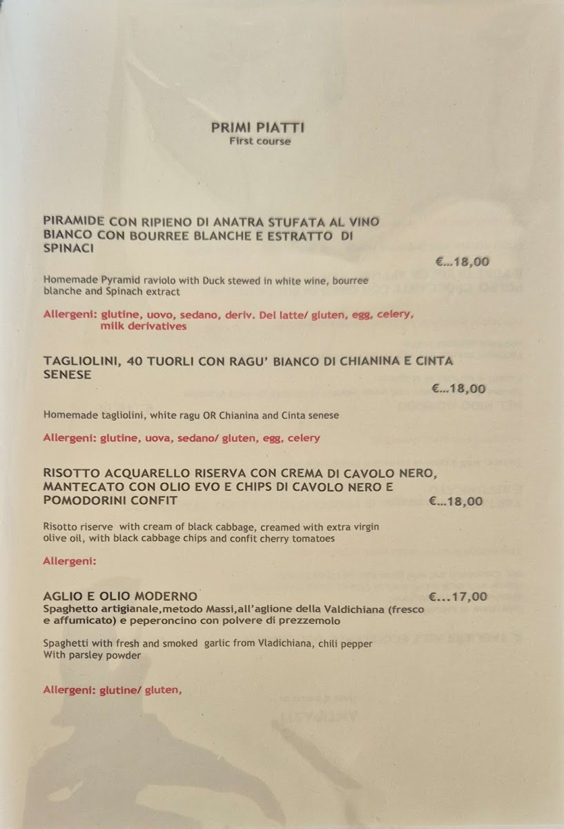 Menu La Loggia Del Chianti-1