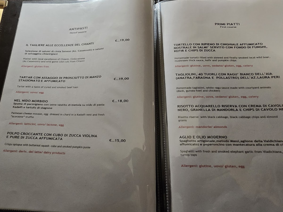 Menu La Loggia Del Chianti-10