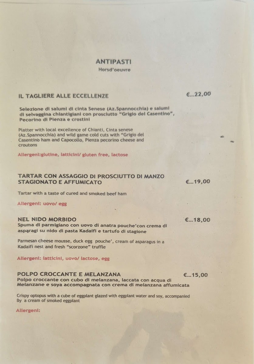 Menu La Loggia Del Chianti-2