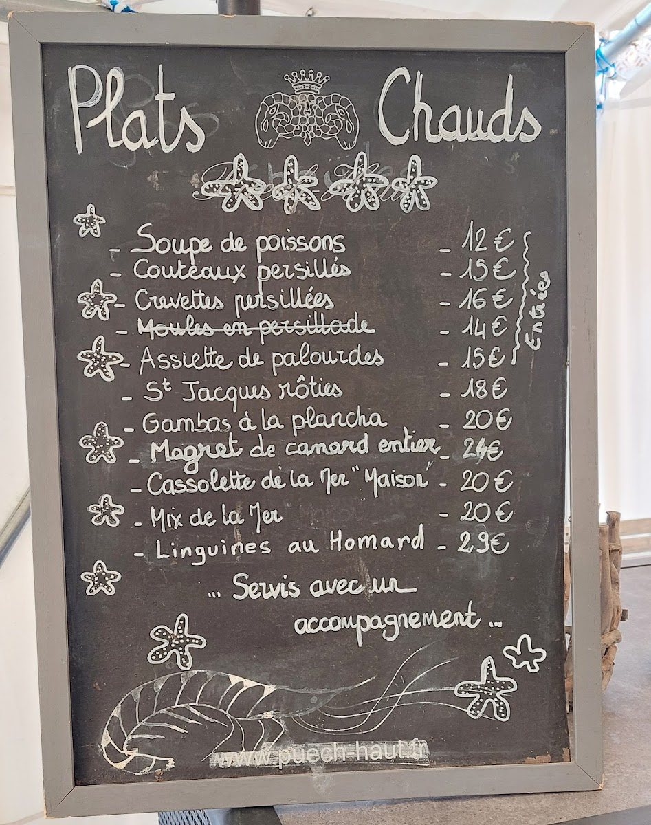 Menu La Madrague-7