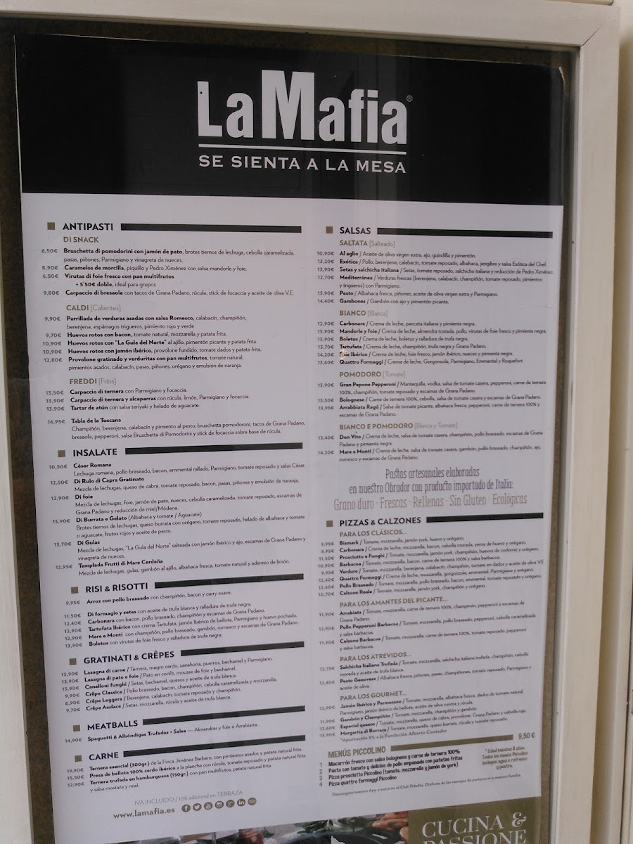 Menu La Mafia Se Sienta A La Mesa-5