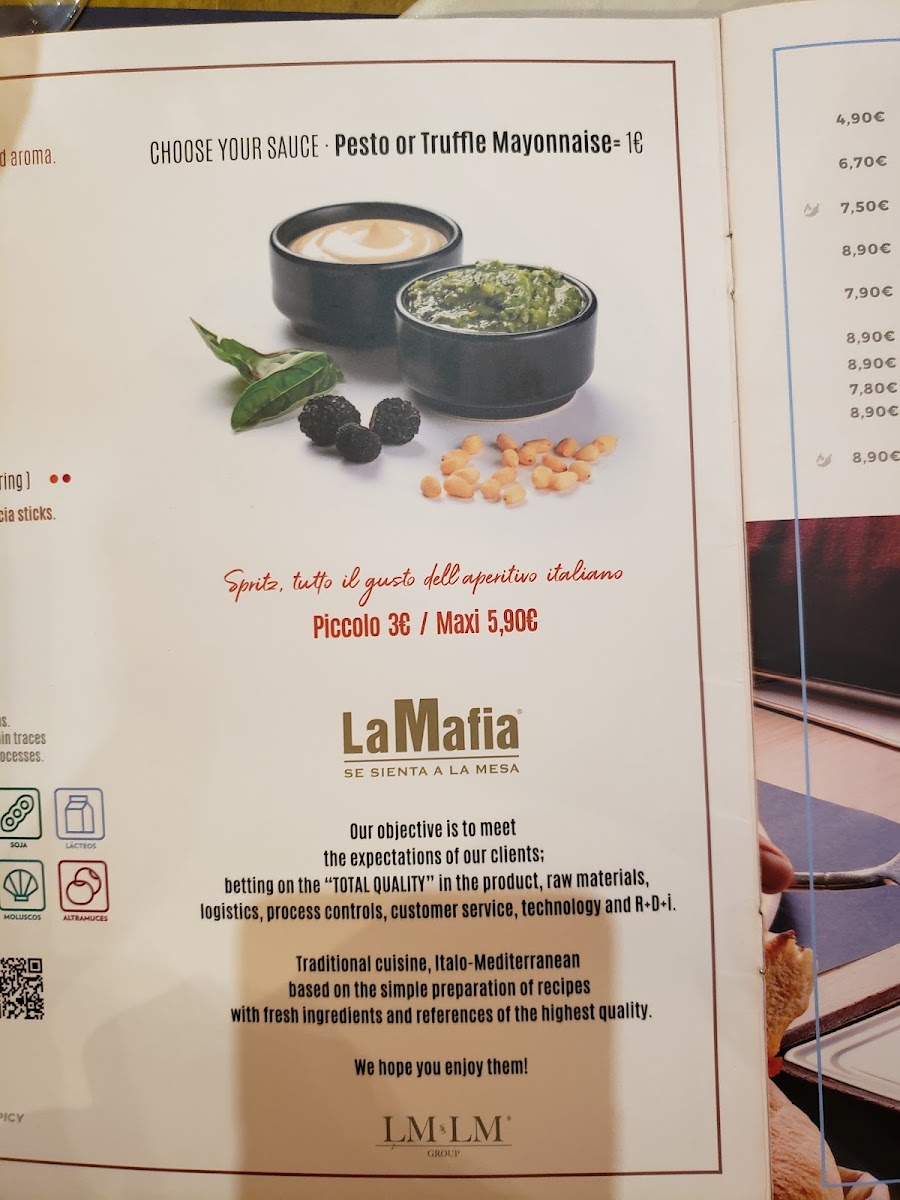 Menu La Mafia Se Sienta A La Mesa-7