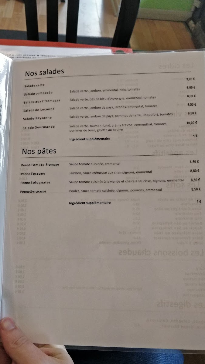 Menu La Maillette - Issy-Les-Moulineaux-2
