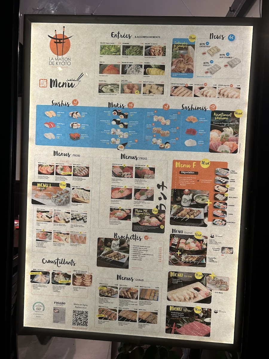 Menu La Maison De Kyoto-1