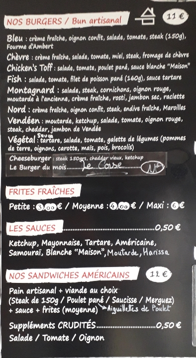 Menu La Maison Du Burger-2