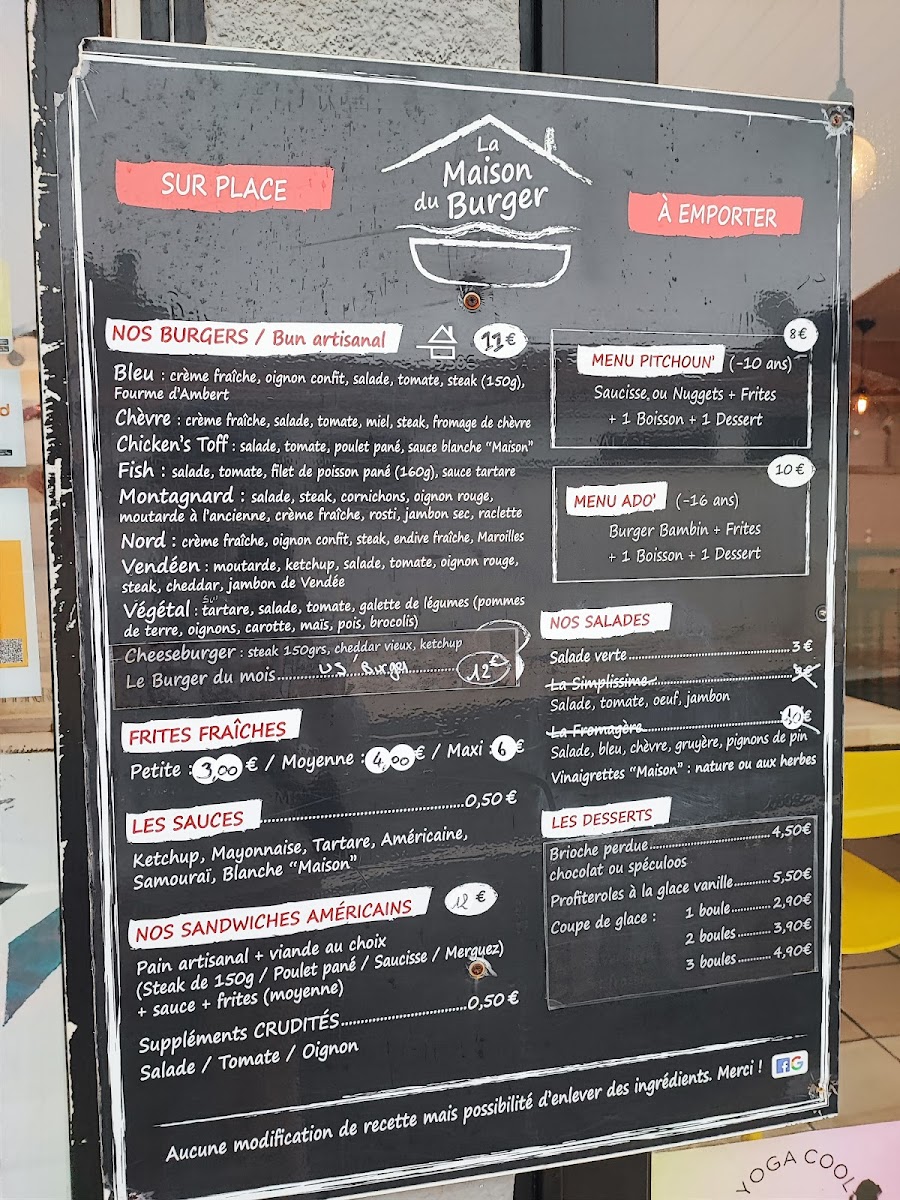 Menu La Maison Du Burger-4