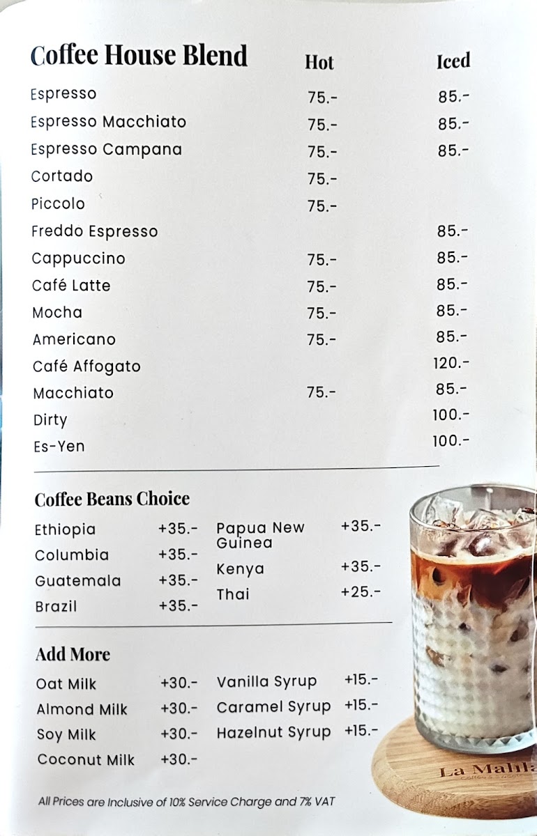 Menu La Malila Café-1