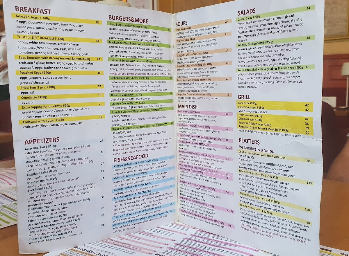 Menu La Mama Universitate-2