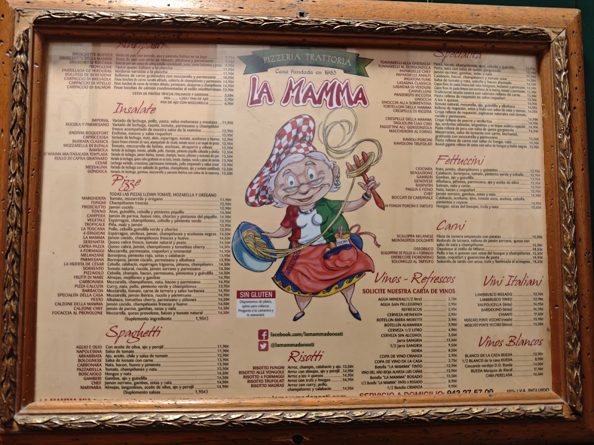 Menu La Mamma Mia-1