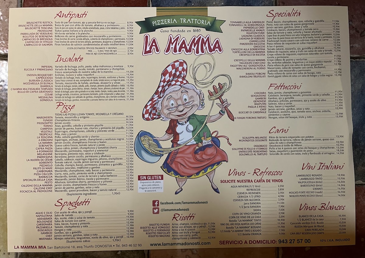 Menu La Mamma Mia-2