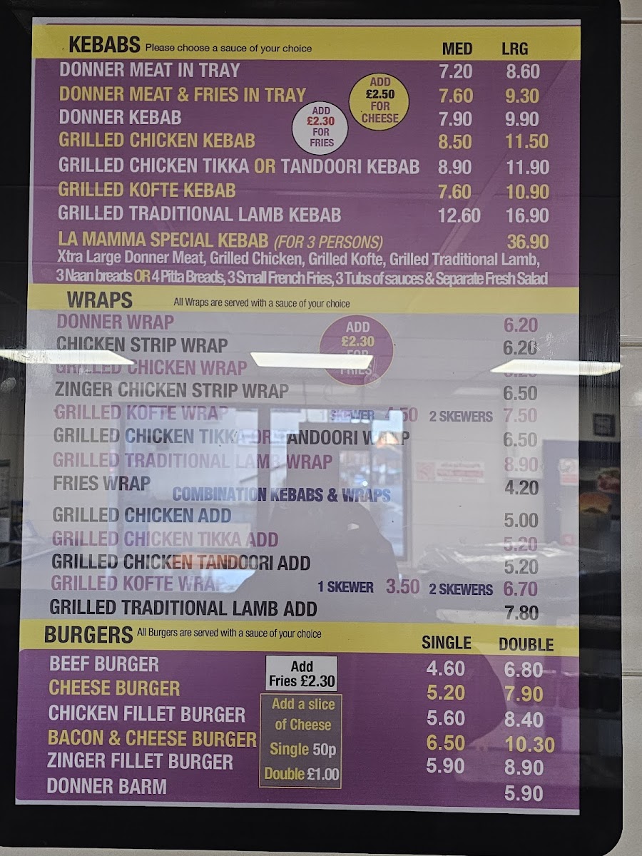 Menu La Mamma Pizzeria-1