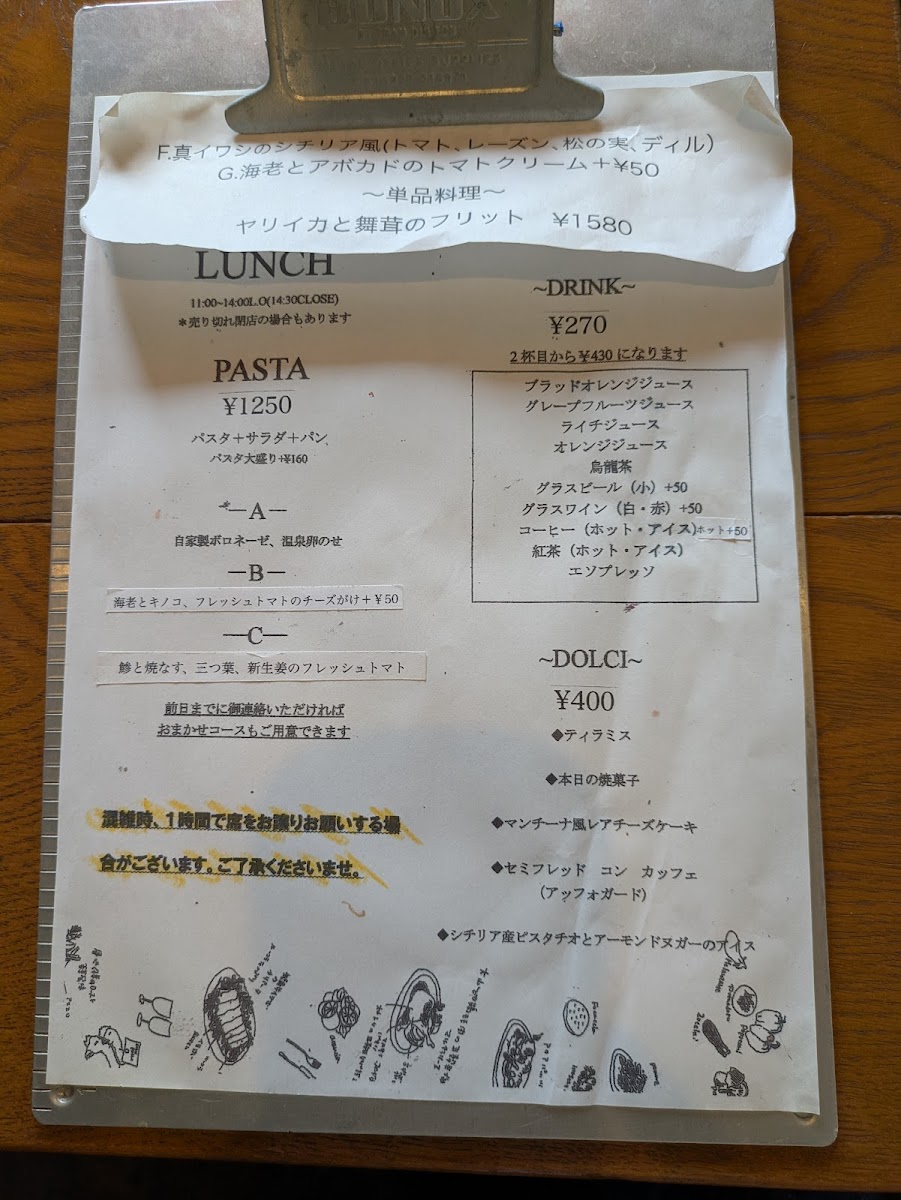 Menu La Mancina-1