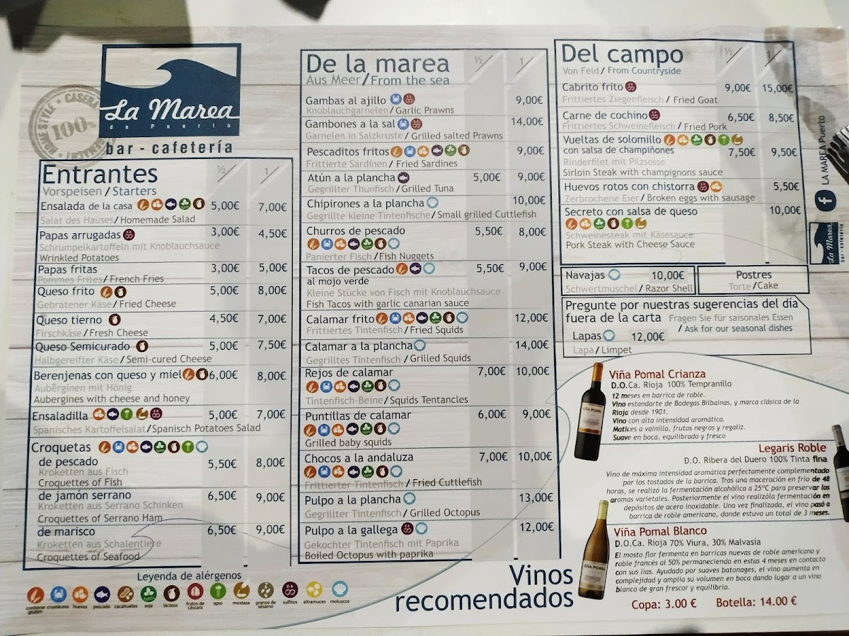 Menu La Marea De Puerto-3