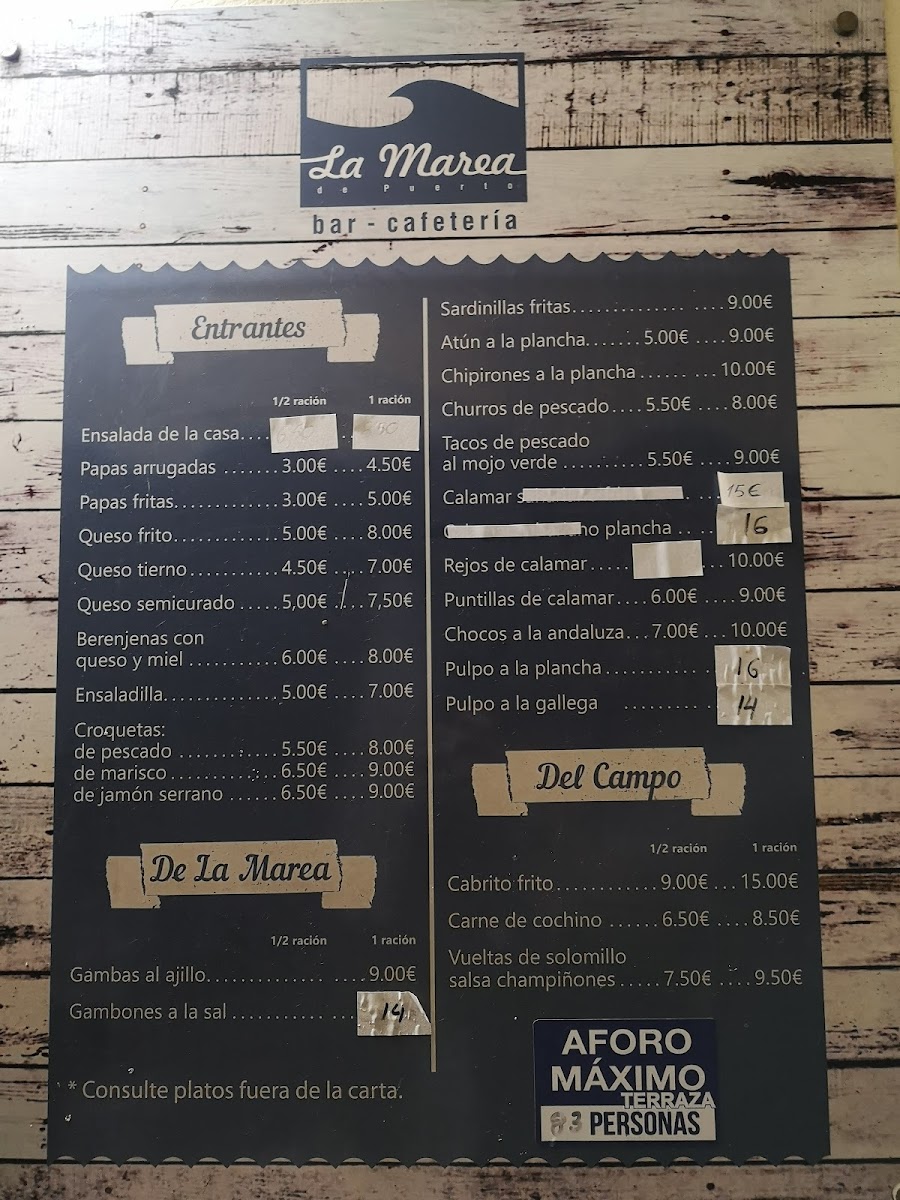 Menu La Marea De Puerto-5