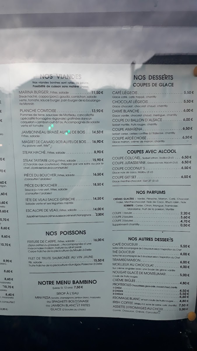 Menu La Marina - Restaurant Et Pizzeria-3