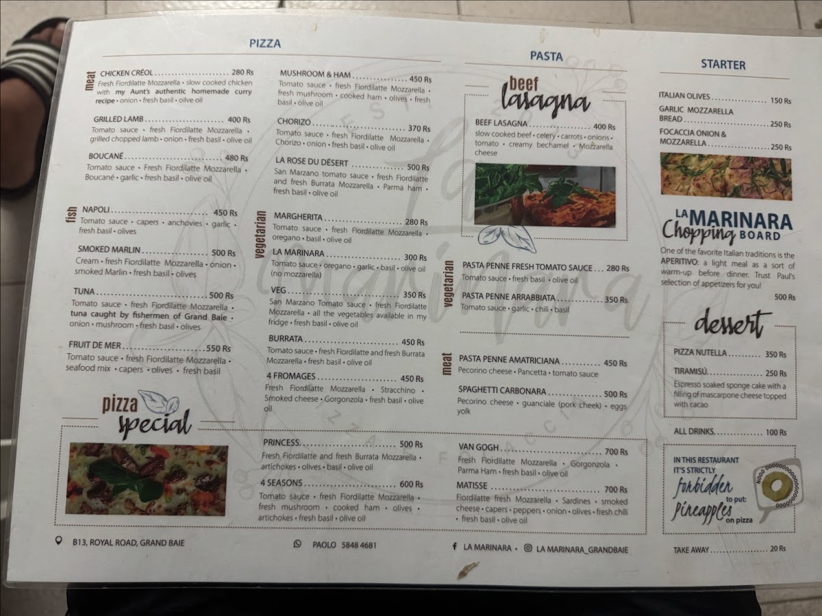 Menu La Marinara-2