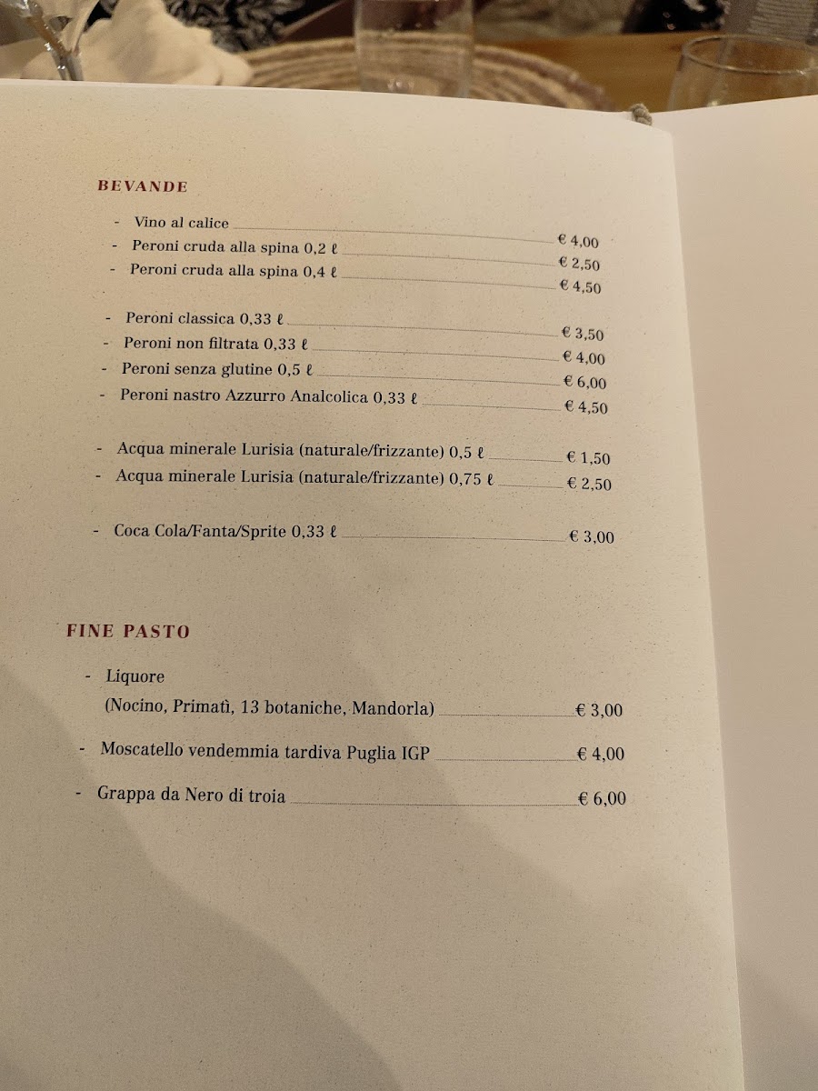 Menu La Masseria In Corte-5