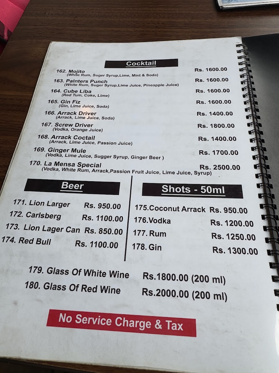 Menu La Mensa-1