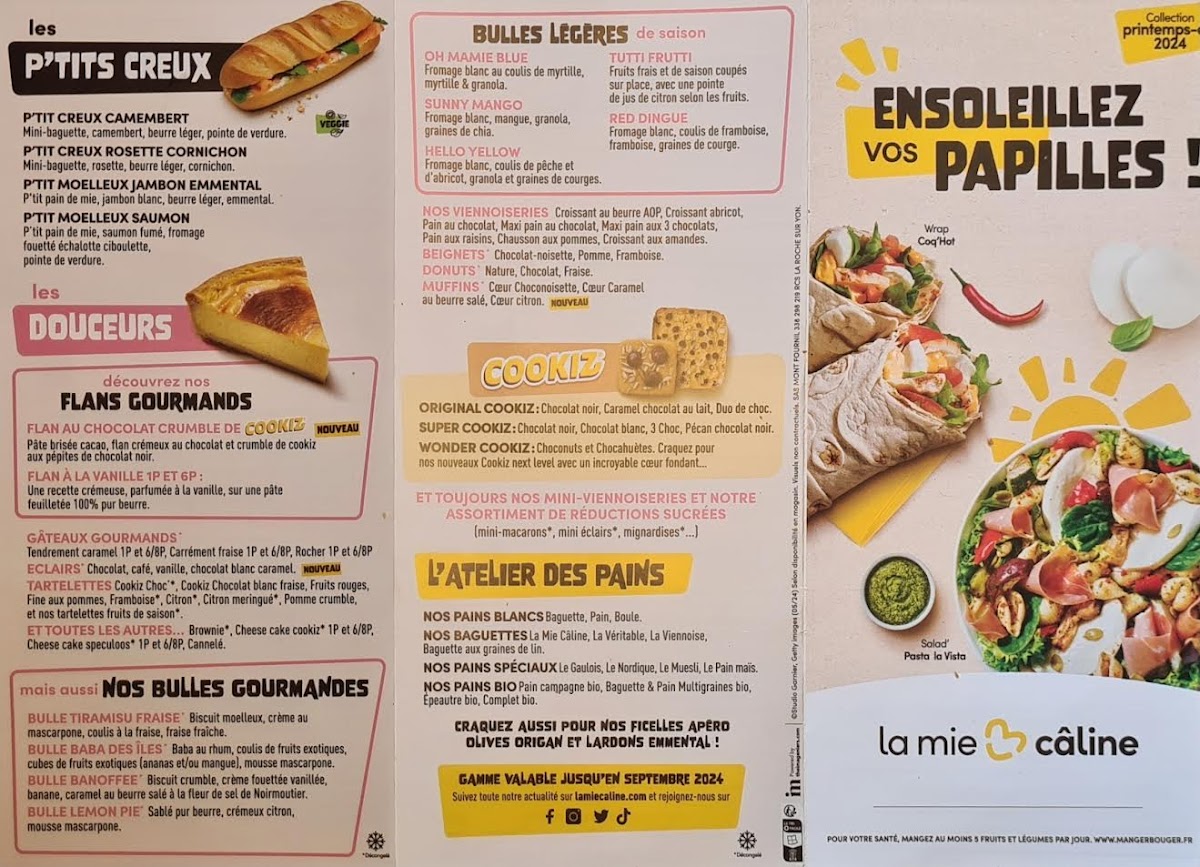 Menu La Mie Câline Lorient Centre-5