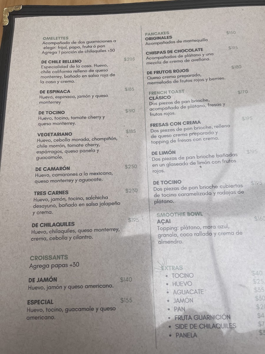 Menu La Miel De Ana Restaurante Sucursal Playas-7